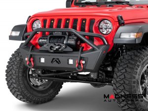 Jeep Gladiator Front Bumper - Fab Fours - Stubby - w/ Guard